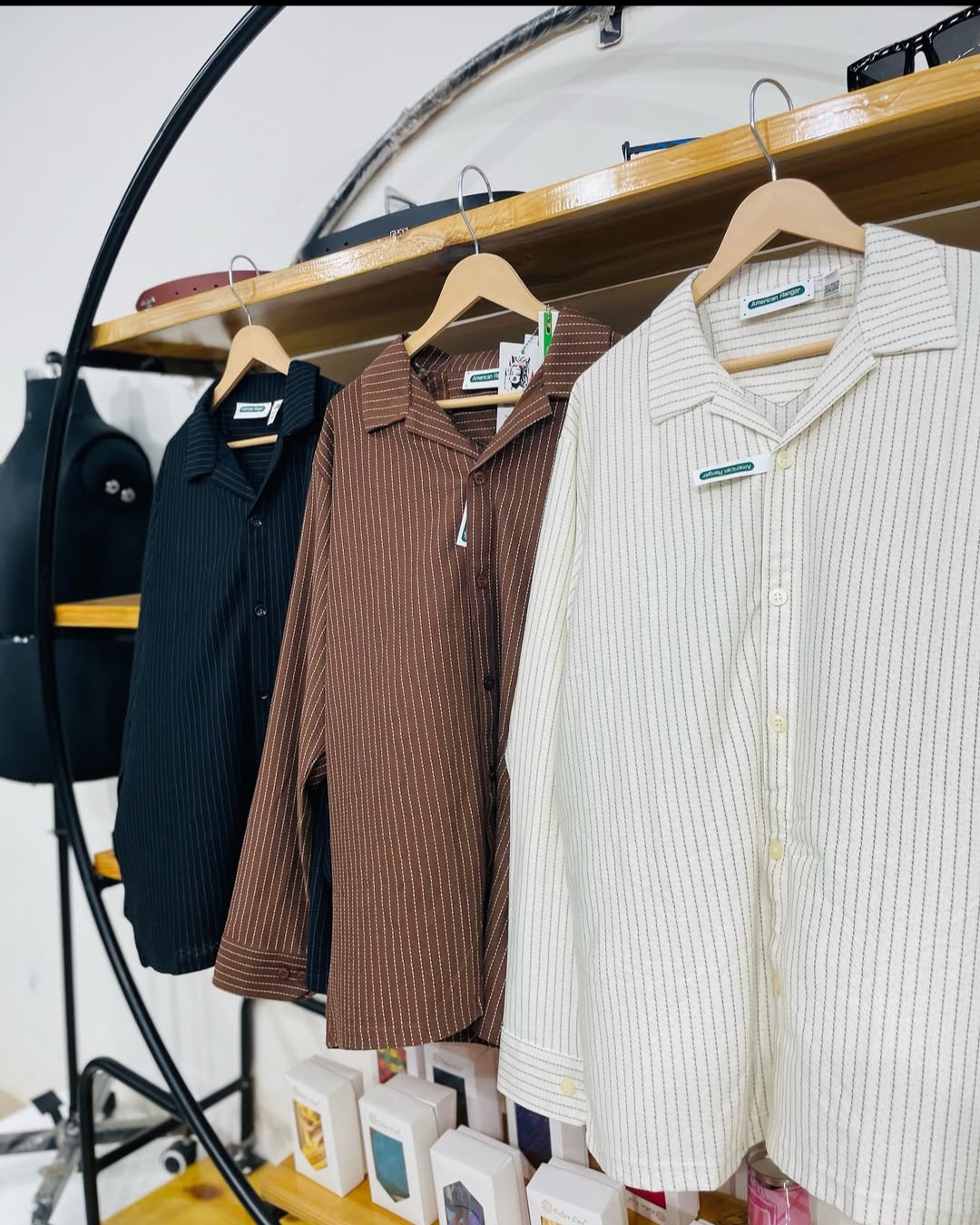 At home page shows Shirts Available at Mod Store